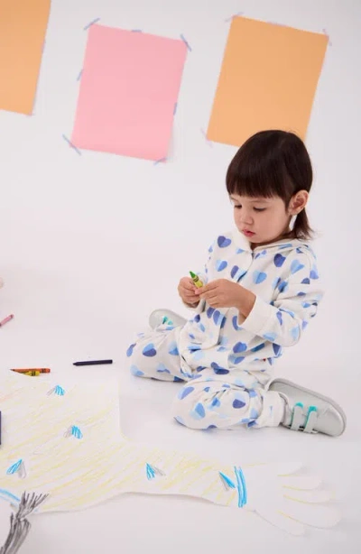 Magnetic Me Blue Hearts Magnetic Brushed Fleece Hoodie & Joggers Set In Blue