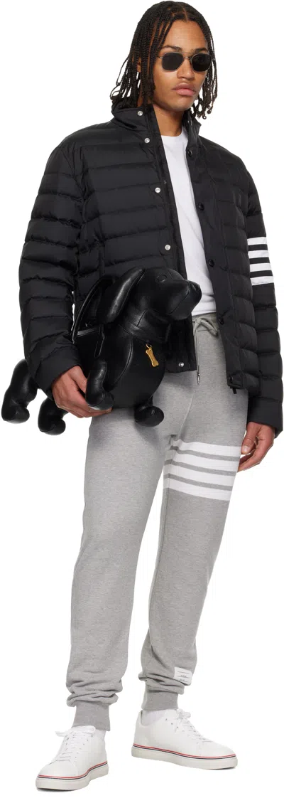 Thom Browne Gray Classic Loopback 4-bar Sweatpants In Multi