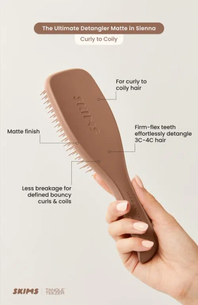 Tangle Teezer X Skims The Ultimate Detangler Hairbrush In Brown