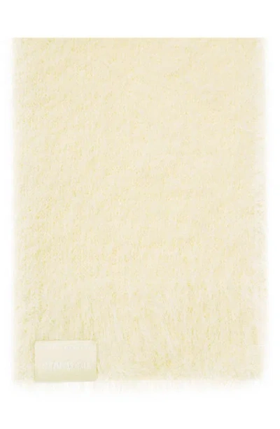 Stand Oil Heart Stud Knit Gloves In Yellow