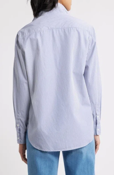 Frank & Eileen Eileen Relaxed Button-up Shirt In Blue