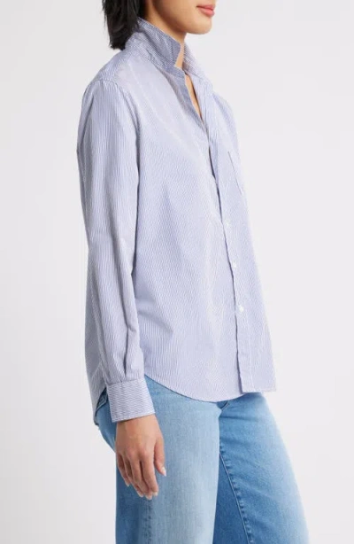 Frank & Eileen Eileen Relaxed Button-up Shirt In Blue