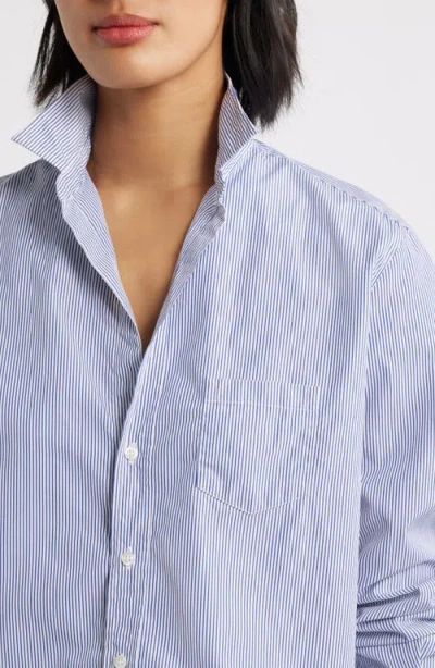 Frank & Eileen Eileen Relaxed Button-up Shirt In Blue