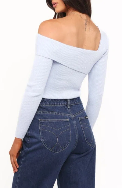 Petal And Pup Petal & Pup Aleena One-shoulder Rib Sweater In Multi