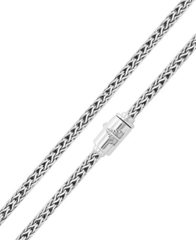 Devata Dragon Bone Round 2.5mm Chain Necklace In Silver