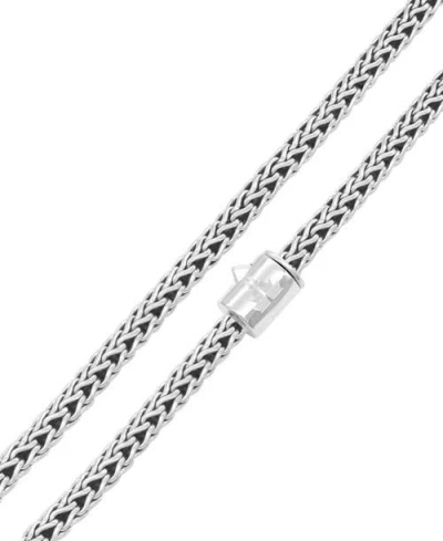 Devata Dragon Bone Round 4mm Chain Necklace In Silver