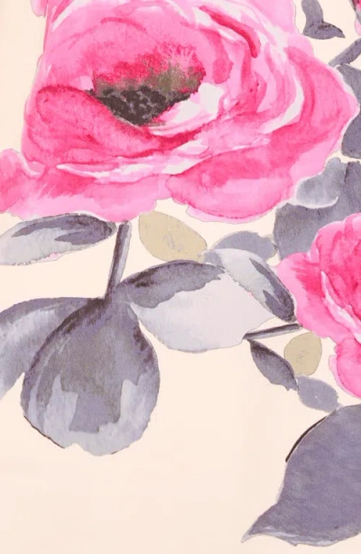 Ted Baker Leona Floral Print Long Sleeve Dress In Animal Print