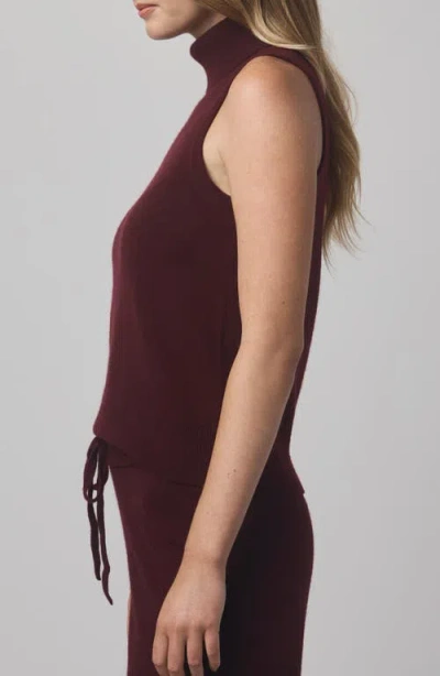 Splendid Tori Sleeveless Turtleneck Cashmere Sweater In Multi