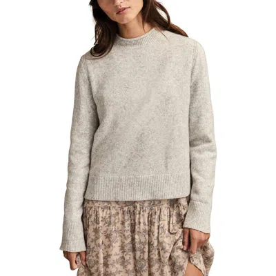 Lucky Brand Roll Neck Sweater In Gray