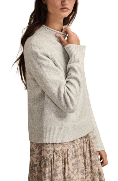 Lucky Brand Roll Neck Sweater In Gray