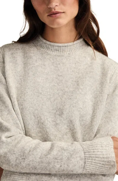 Lucky Brand Roll Neck Sweater In Gray