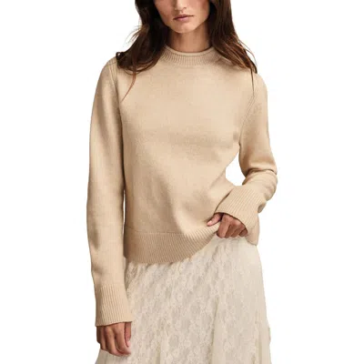 Lucky Brand Roll Neck Sweater In Neutral