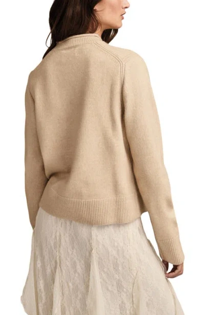 Lucky Brand Roll Neck Sweater In Neutral