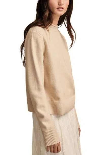 Lucky Brand Roll Neck Sweater In Neutral
