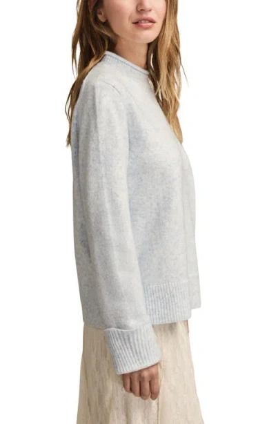 Lucky Brand Roll Neck Sweater In Gray