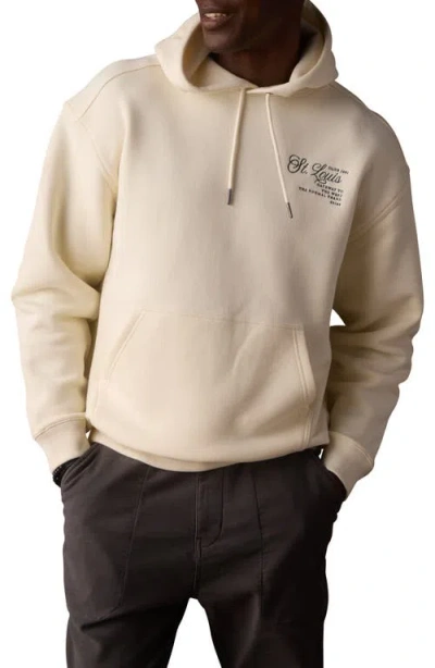 The Normal Brand St. Louis Embroidered Hoodie In Neutral