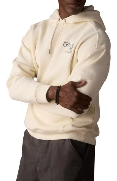 The Normal Brand St. Louis Embroidered Hoodie In Neutral