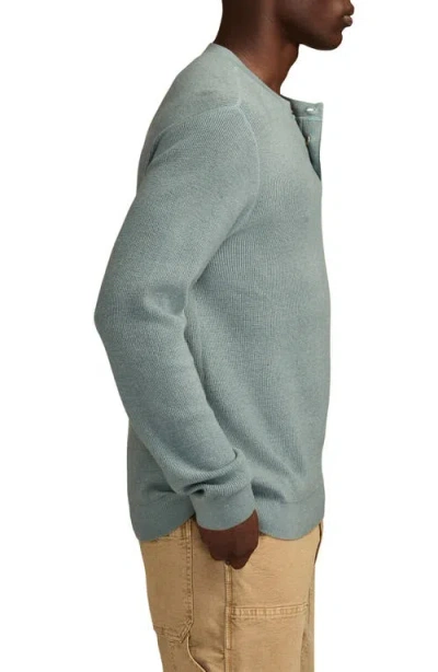 Lucky Brand Henley Sweater In Green