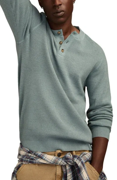 Lucky Brand Henley Sweater In Green
