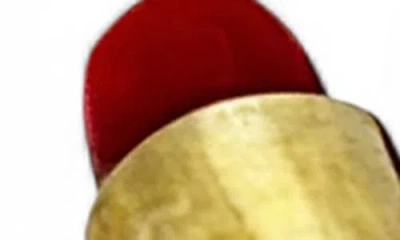 Leslie Paige Jumbo Lipstick Charm In Gold