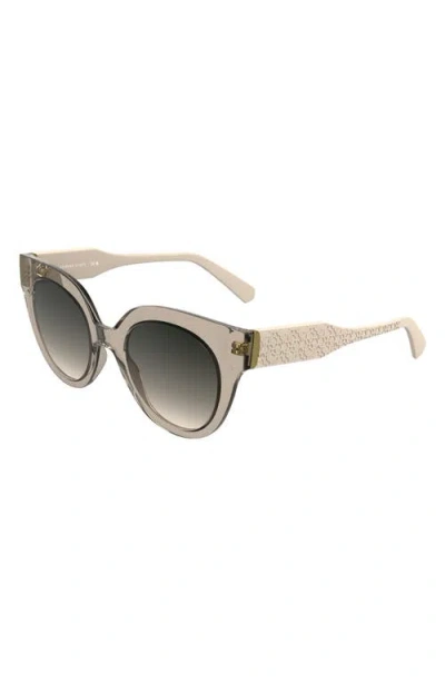 Kendra Scott Dira 51mm Gradient Tea Cup Sunglasses In Gray