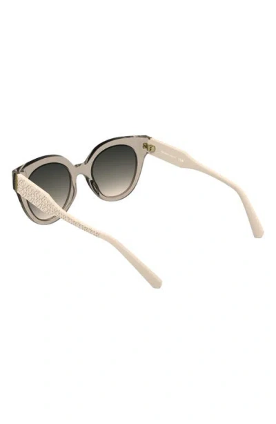 Kendra Scott Dira 51mm Gradient Tea Cup Sunglasses In Gray