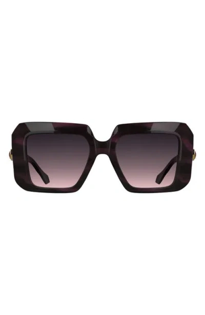 Kendra Scott Brooke 54mm Square Sunglasses In Purple