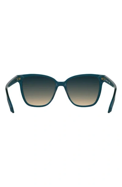 Kendra Scott Dira 56mm Rectangular Sunglasses In Blue