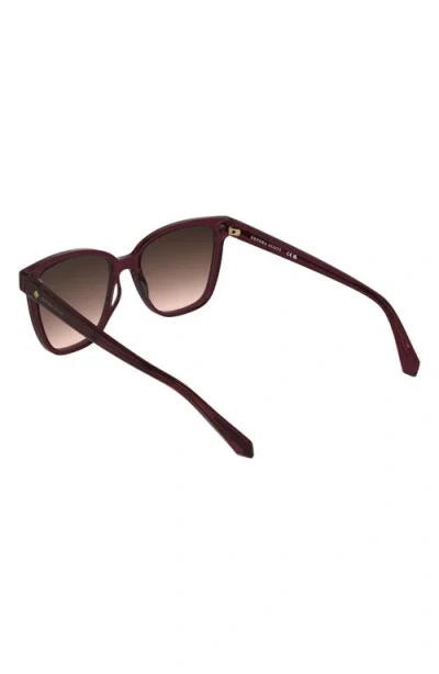 Kendra Scott Dira 56mm Rectangular Sunglasses In Brown
