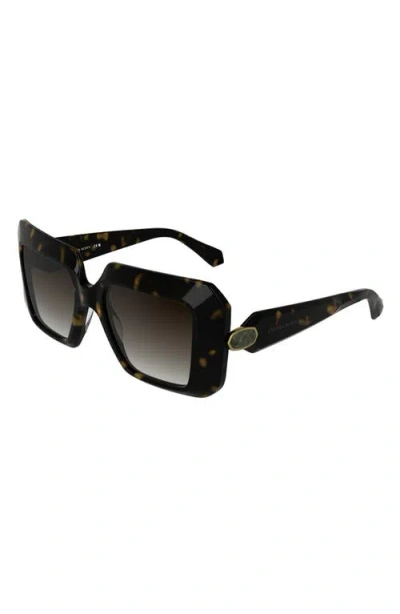 Kendra Scott Brooke 54mm Square Sunglasses In Black