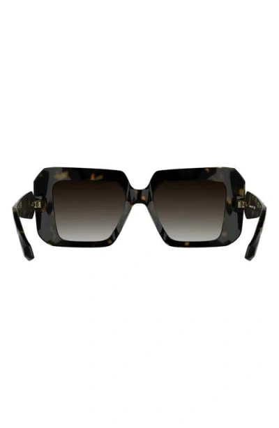 Kendra Scott Brooke 54mm Square Sunglasses In Black