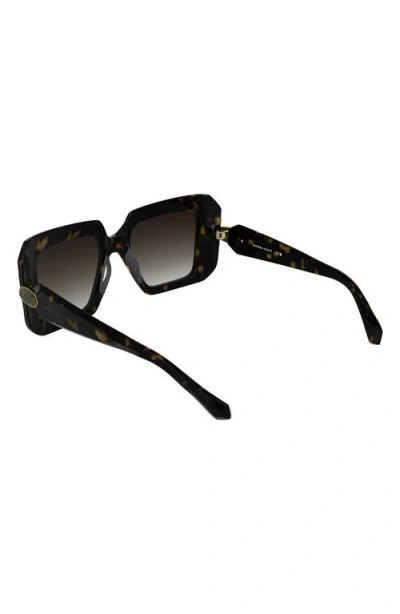 Kendra Scott Brooke 54mm Square Sunglasses In Black