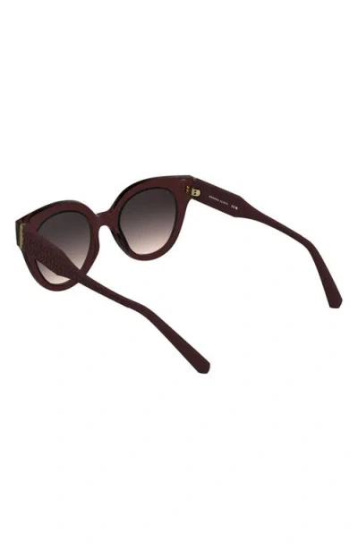 Kendra Scott Dira 51mm Gradient Tea Cup Sunglasses In Brown