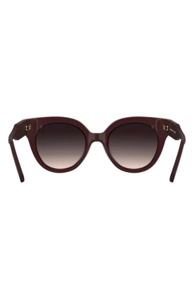 Kendra Scott Dira 51mm Gradient Tea Cup Sunglasses In Brown