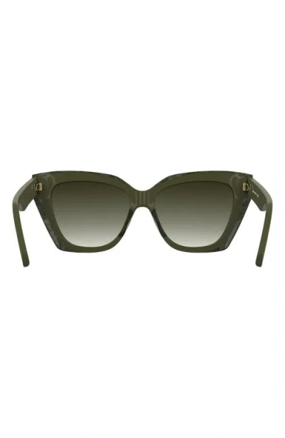 Kendra Scott Katherine 56mm Gradient Cat Eye Sunglasses In Green