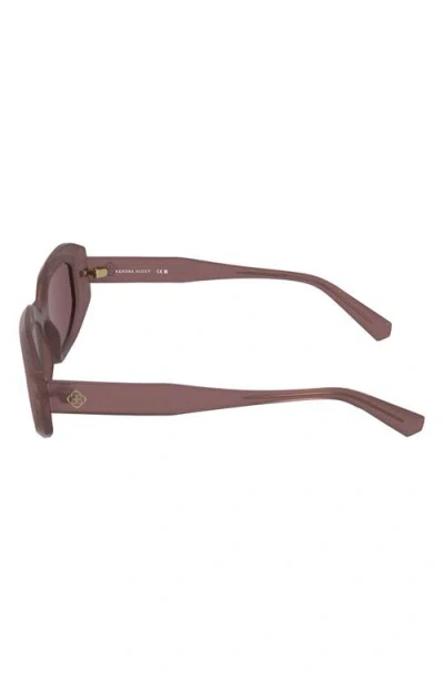Kendra Scott Danielle 53mm Sunglasses In Brown