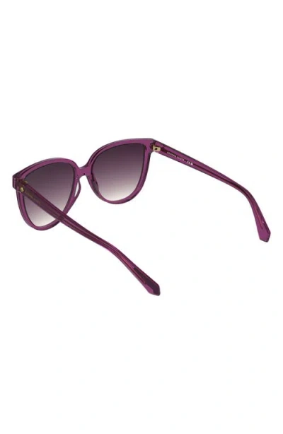 Kendra Scott Dira 57mm Gradient Tea Cup Sunglasses In Purple