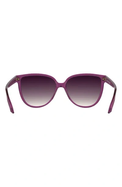 Kendra Scott Dira 57mm Gradient Tea Cup Sunglasses In Purple