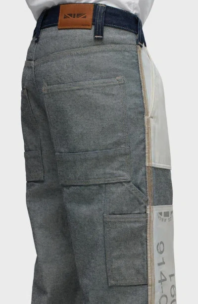 Hudson Jeans Columbus Inside Out Wide Leg Jeans In Gray