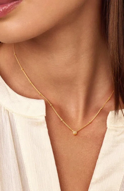 Dpt Antwerp First Beaded Necklace In Gold