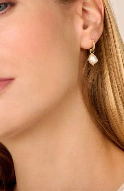Dpt Antwerp Endless Pearl Earrings In Gold