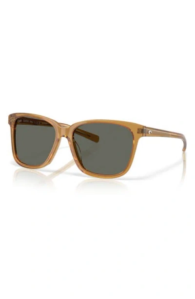 Costa Del Mar May 57mm Polarized Phantos Sunglasses In Brown