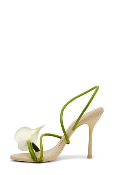 Cult Gaia Cassidy Calla Lily Slingback Sandal In Multi