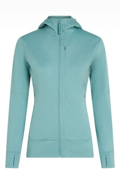 Icebreaker 260 Quantum Merino Wool Hooded Jacket In Multi