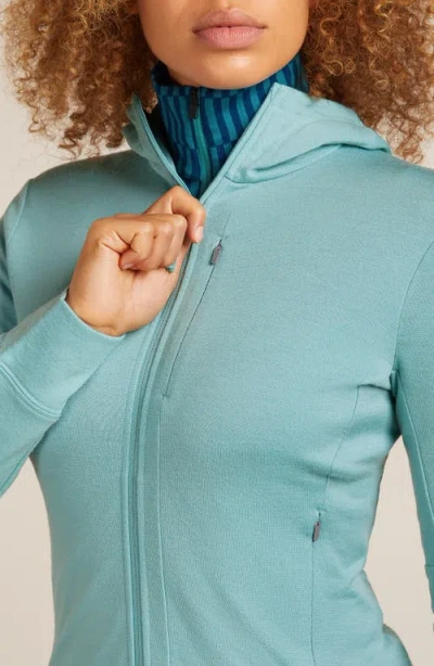 Icebreaker 260 Quantum Merino Wool Hooded Jacket In Multi