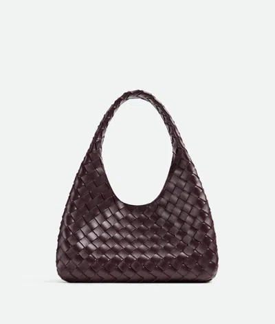 Bottega Veneta Small Leather Campana Shoulder Bag In Brown