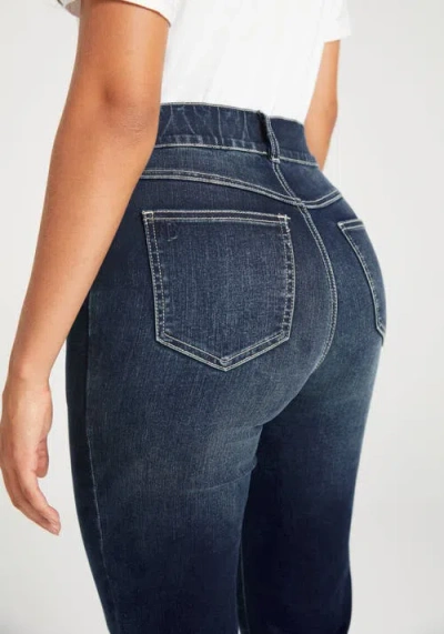 Betabrand Signature Mid-rise Denim | Straight In Black