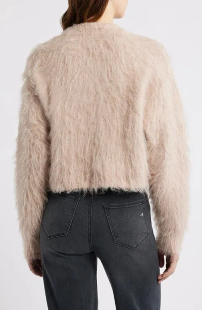 Mango Brushed Mock Neck Sweater In Pink