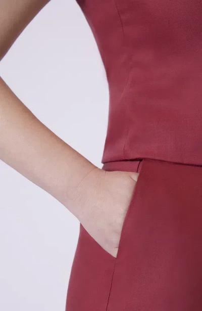 Aam The Label The Wool Wide Leg Pant For Full Hips And Thighs In Brown