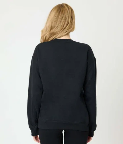 Unique Vintage Unisex Sweatshirt In Black